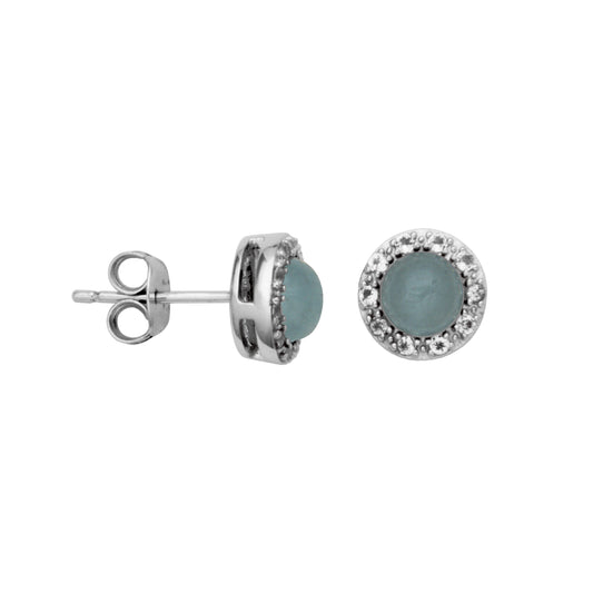 DAZZLE EARRING- AQUAMARINE