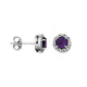 DAZZLE EARRING- AFRICAN AMETHYST