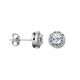 DAZZLE EARRING- WHITE TOPAZ