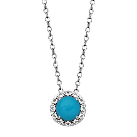 DAZZLE PENDANT-SLEEPY BEAUTY TURQUOISE