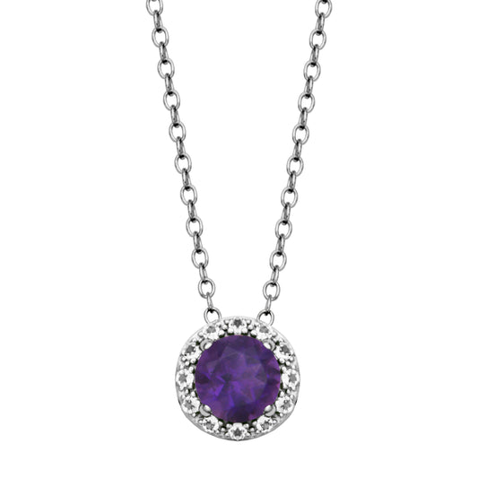 DAZZLE PENDANT- AMETHYST