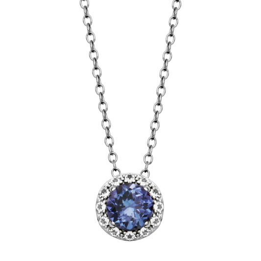 DAZZLE PENDANT- TANZANITE