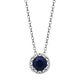 DAZZLE PENDANT- BLUE CORUNDUM SAPPHIRE
