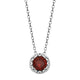 DAZZLE PENDANT- GENUINE GARNET