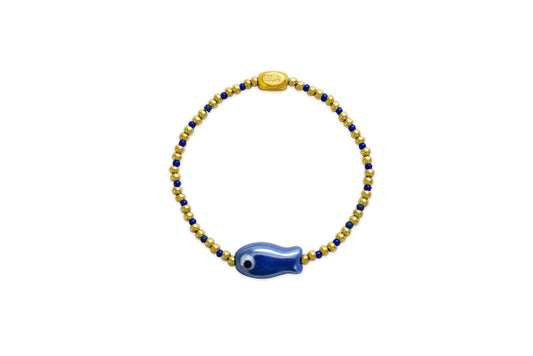 Evil eye Fish - Periwinkle Water
