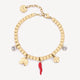 CHAKRA GOOD LUCK BRACELET-Gold Stainless steel