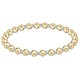 Enewton Classic grateful pattern 5mm bead bracelet - mixed metal