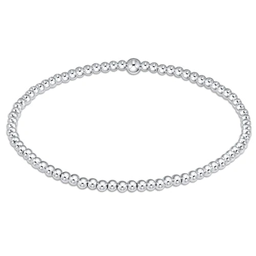 Classic sterling 2.5mm bead bracelet