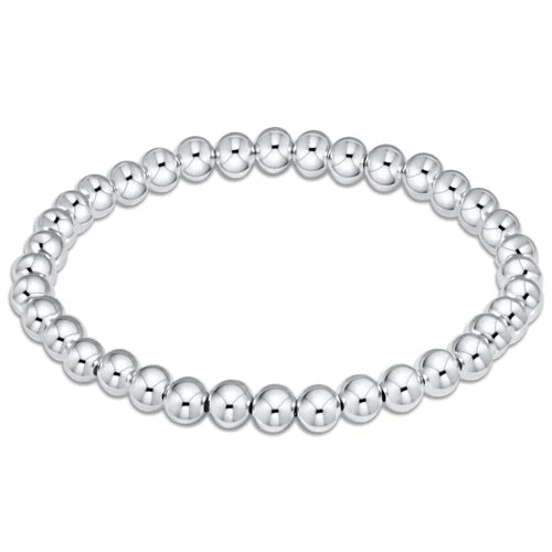 Classic sterling 5mm bead bracelet