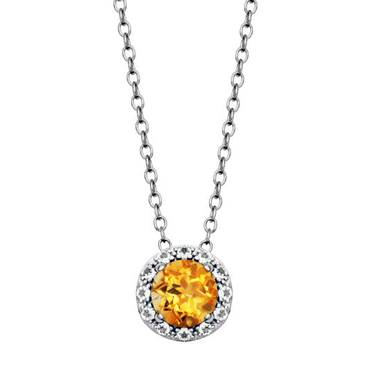 DAZZLE PENDANT- CITRINE