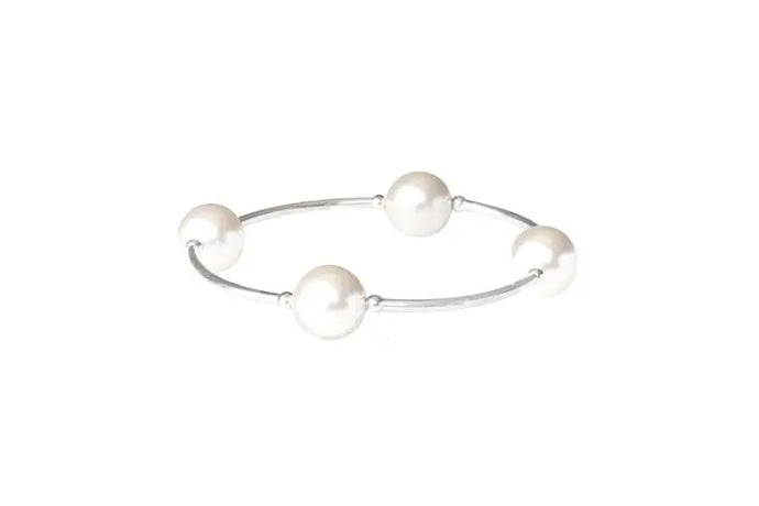 White Pearl Blessing Bracelet