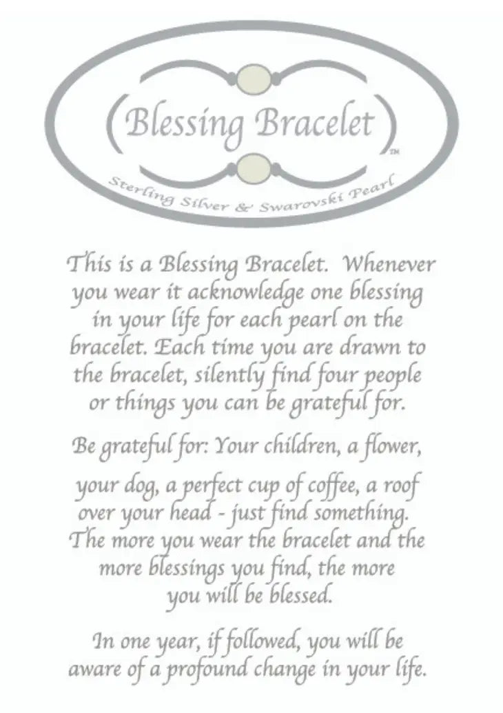 White Pearl Blessing Bracelet