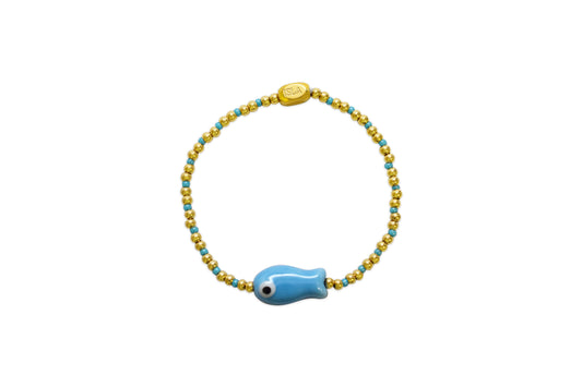 Evil eye Fish - Blue Sky