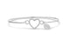 Pavé Icon Bracelet Open Heart