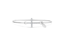 Pavé Icon Bracelet Cross