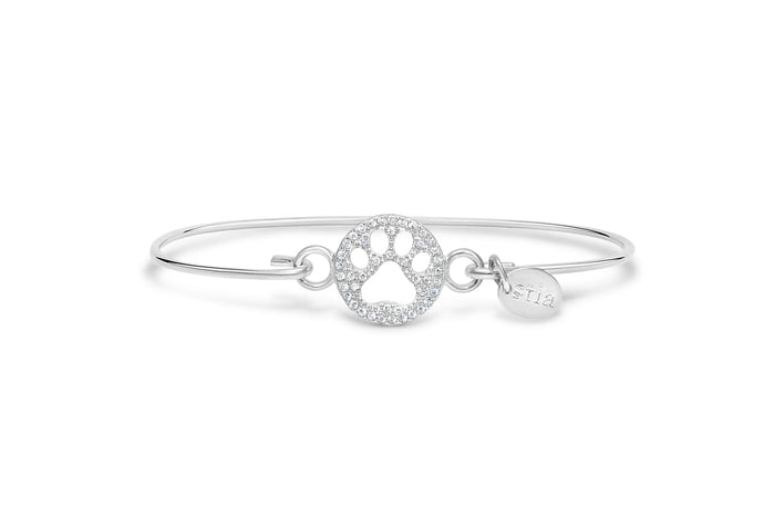 Pavé Icon Bracelet Paw