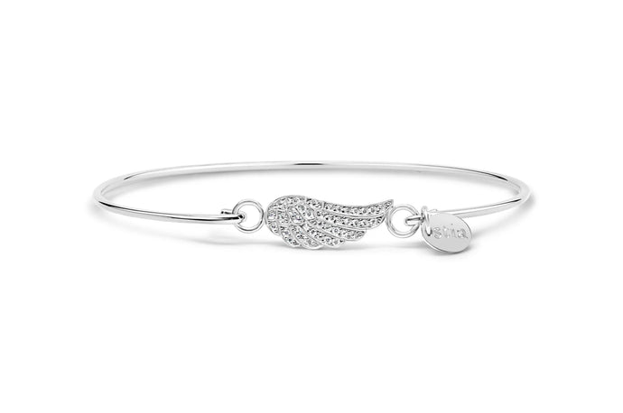 Pavé Icon Bracelet Wing